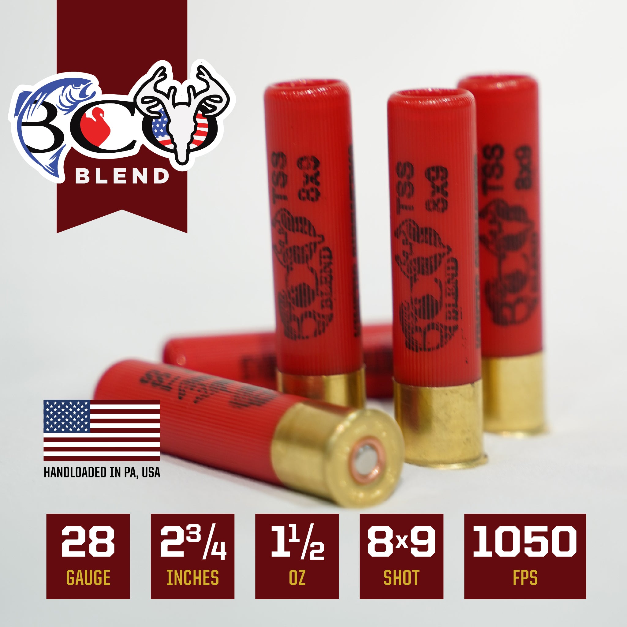 28ga BCO Blend TSS 8x9 Shotgun Shells (Box of 5)
